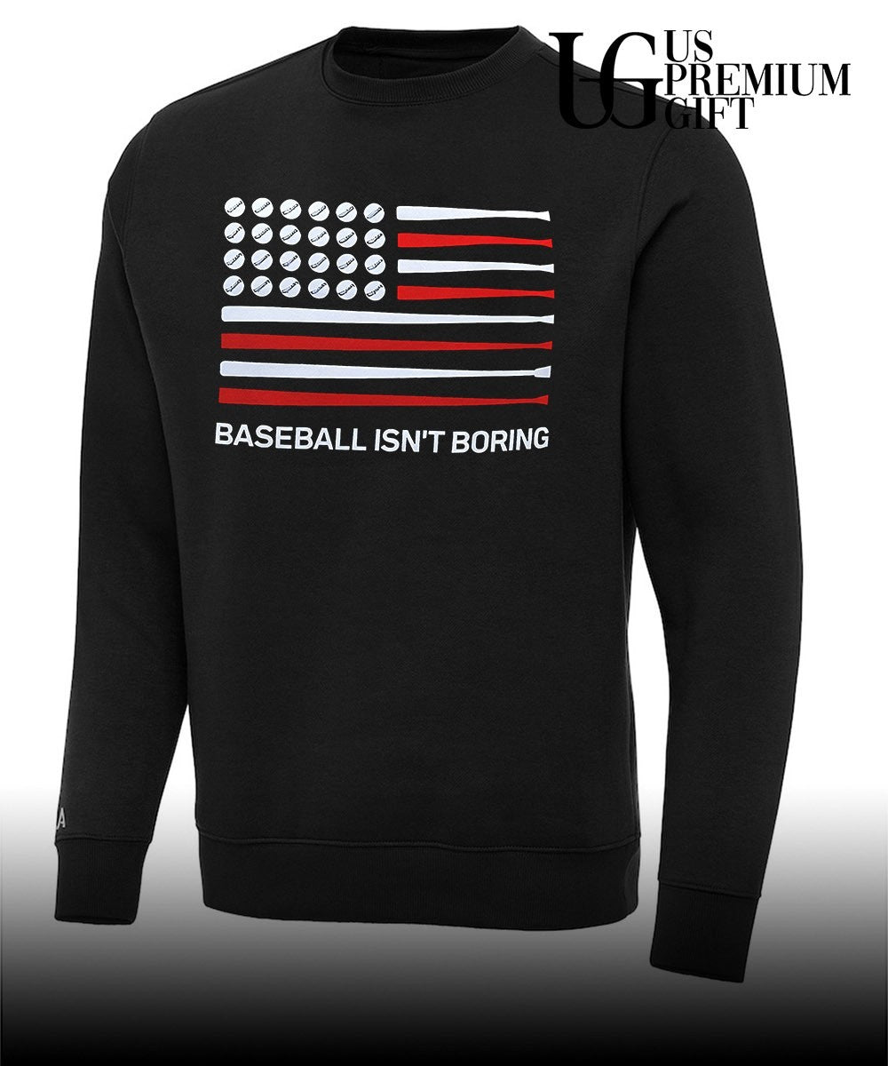 USA flag baseball isn’t boring shirt