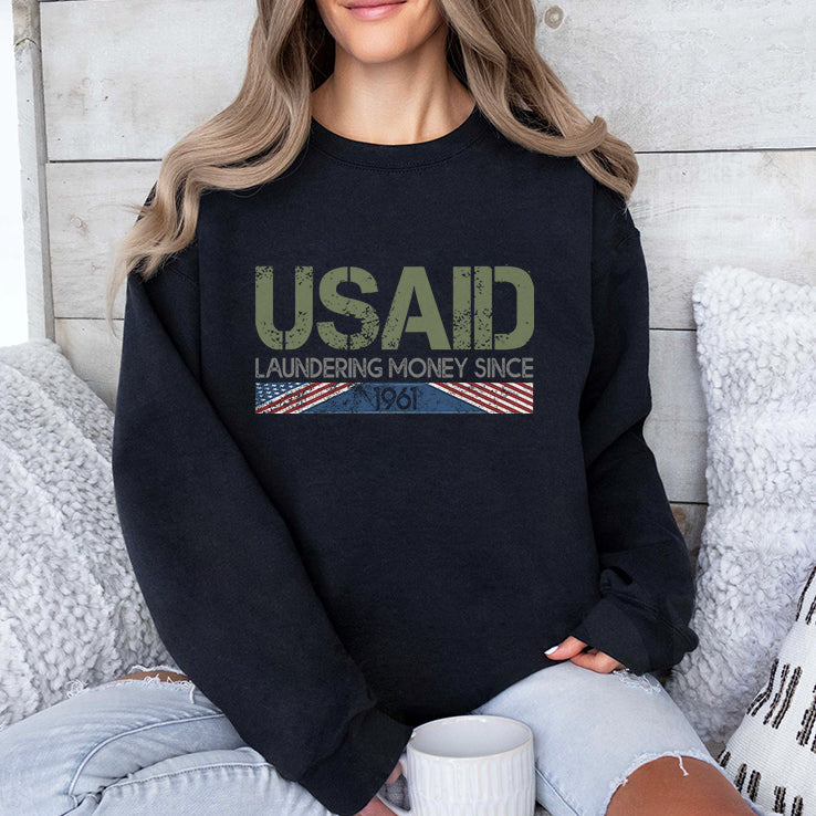 USAID Satire Laundering Money Since 1961 T Shirt