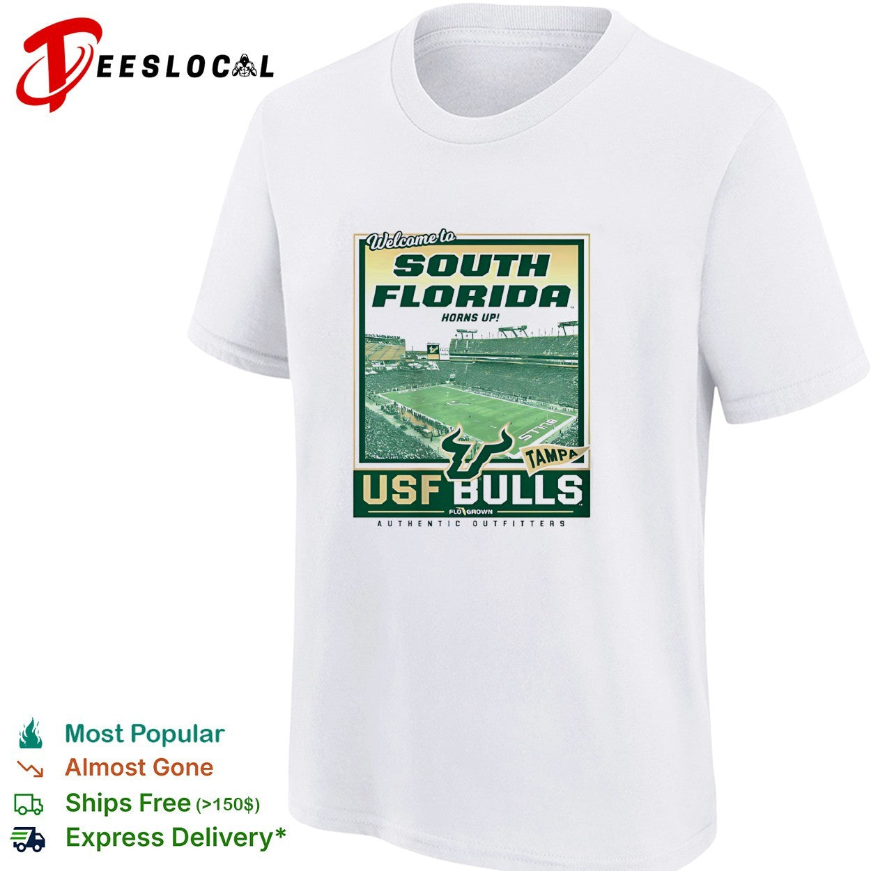 USF Bulls Tampa stadium football shirt