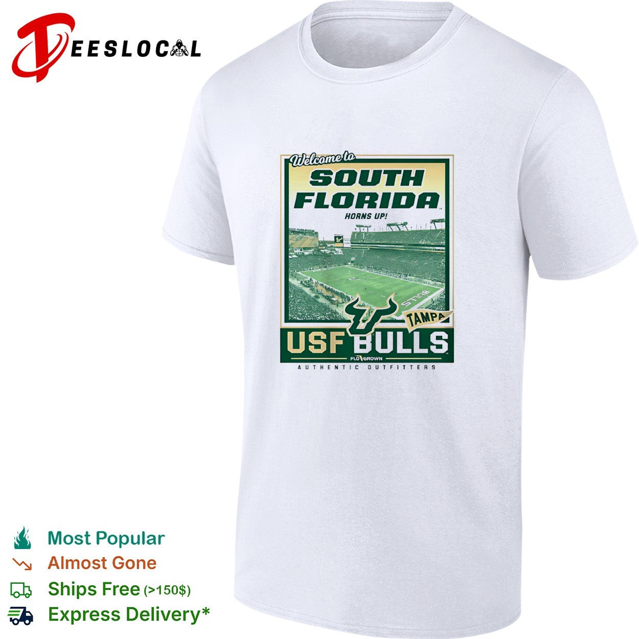 USF Bulls Tampa stadium football shirt