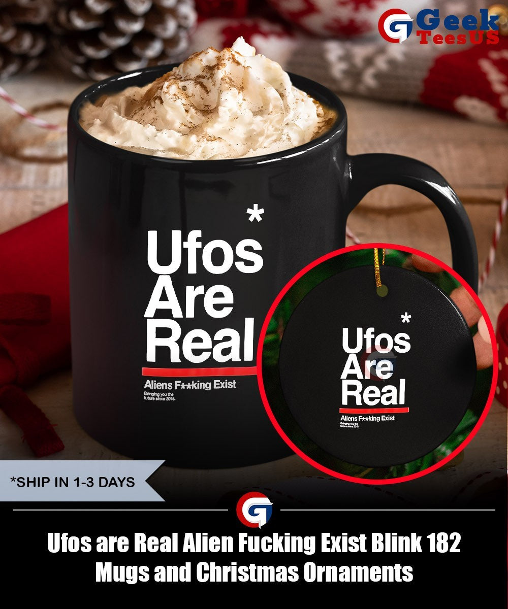 Ufos are Real Alien Fucking Exist Blink 182 shirt