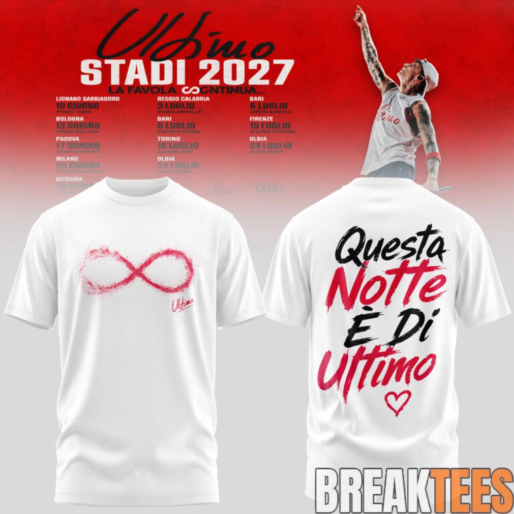 Ultimo Stadi 2027 Tour Shirt