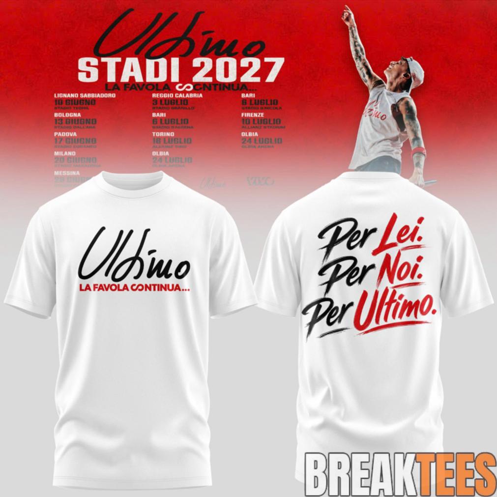 Ultimo Stadi 2027 Tour Shirt
