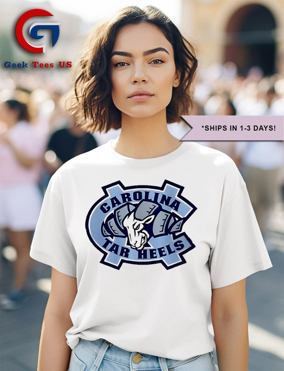 Unc Tar Heels Ram Carolina Blue Rameses mascot 2025 shirt