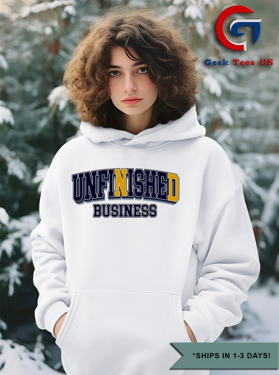Unfinished Business Notre Dame Fighting Irish football shirt