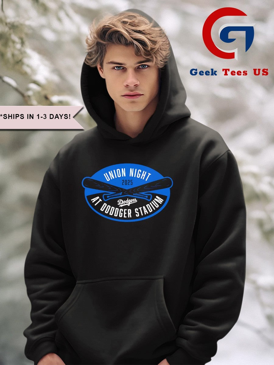 Union Night at Dodgers Stadium 2025 baseball shirt