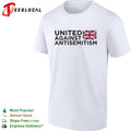 United Against Antisemitism UK flag anti-hate shirt