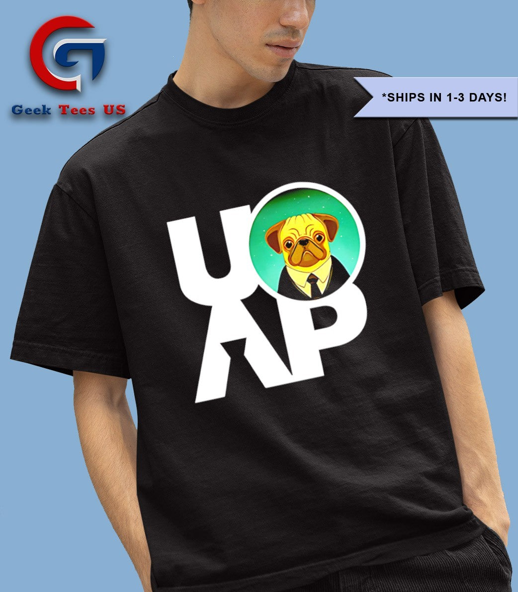 Universal Orlando Uoap Parody Agent Frank Men in Black Dog shirt