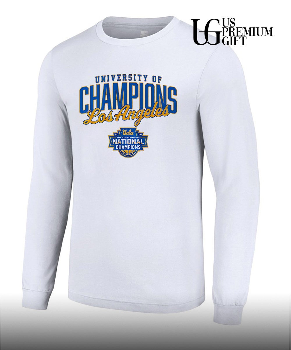 University of Champions Los Angeles UCLA Bruins women’s basketball shirt