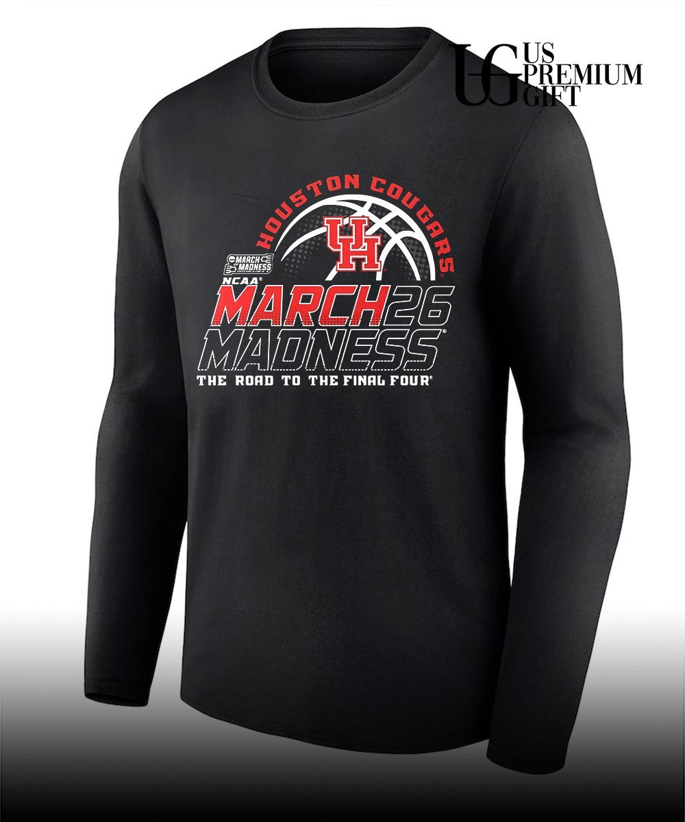 University of Houston Cougars basketball March Madness The Road To The Final Four 2026 shirt