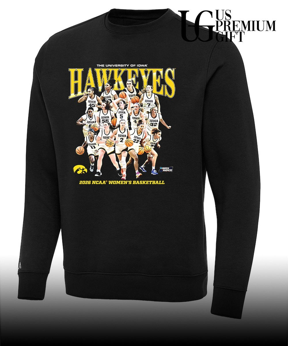 University of Iowa Hawkeyes women’s basketball NCAA March Madness 2026 shirt