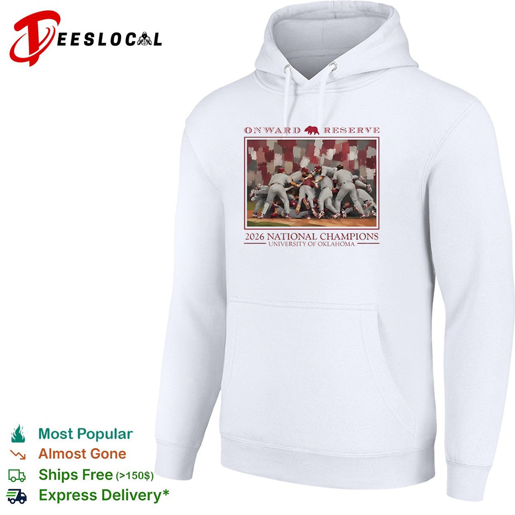 University of Oklahoma 2026 National Champions Onward Reserve shirt