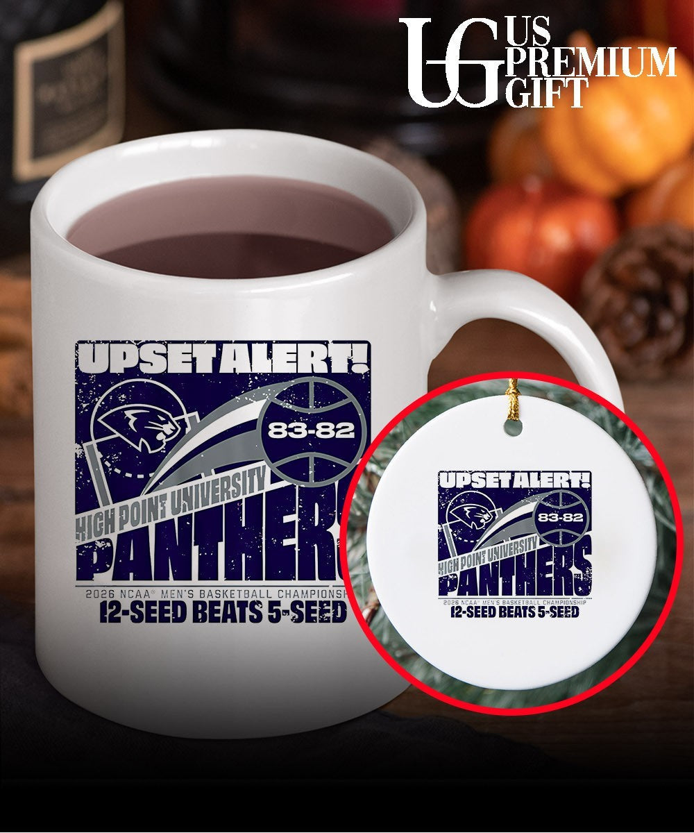 Upset Alert High Point Panthers University NCAA men’s basketball Championship 2026 March Madness 12 Seed beats 5 Seed shirt