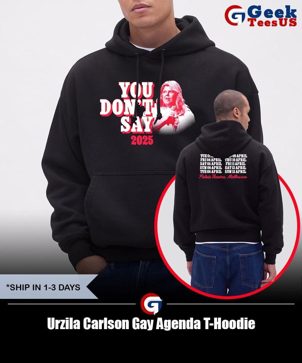 Urzila Carlson Gay Agenda T-shirt