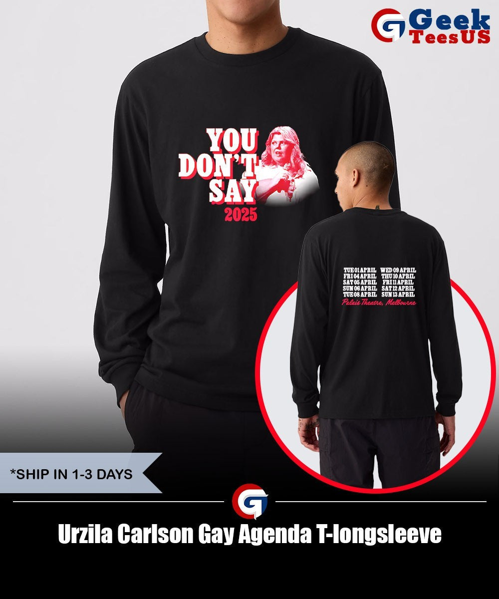 Urzila Carlson Gay Agenda T-shirt