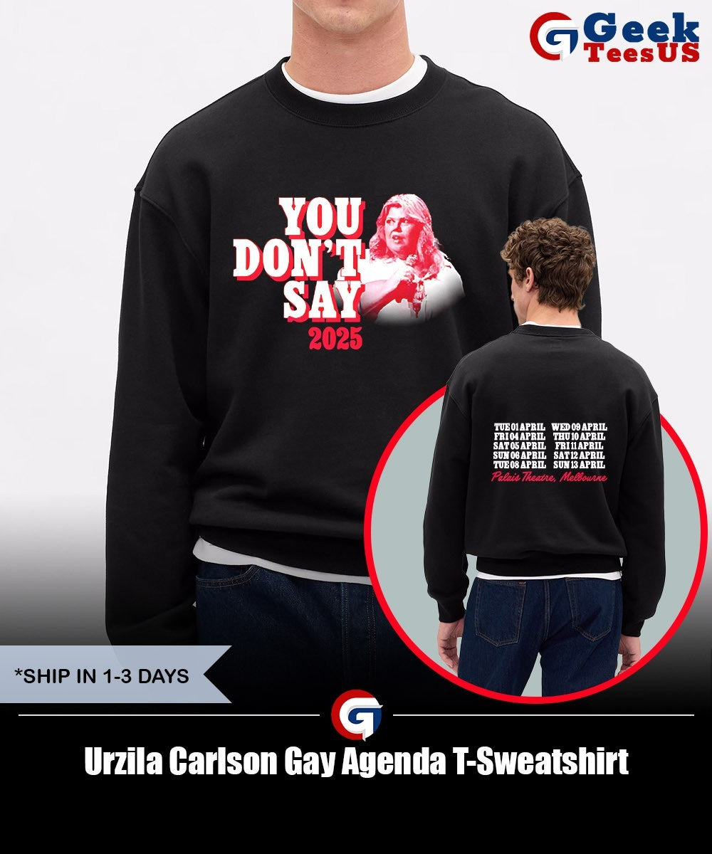 Urzila Carlson Gay Agenda T-shirt