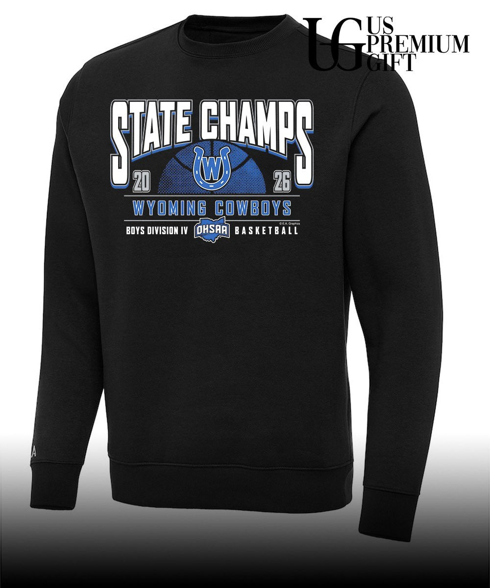 Wyoming Cowboys 2026 OHSAA Boys Basketball D4 State Champions shirt