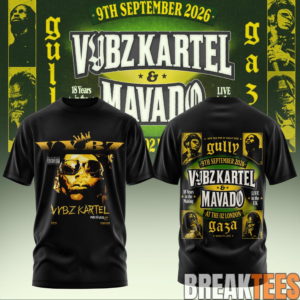 VYBZ KARTEL x MAVADO – GAZA vs GULLY Special Shirt