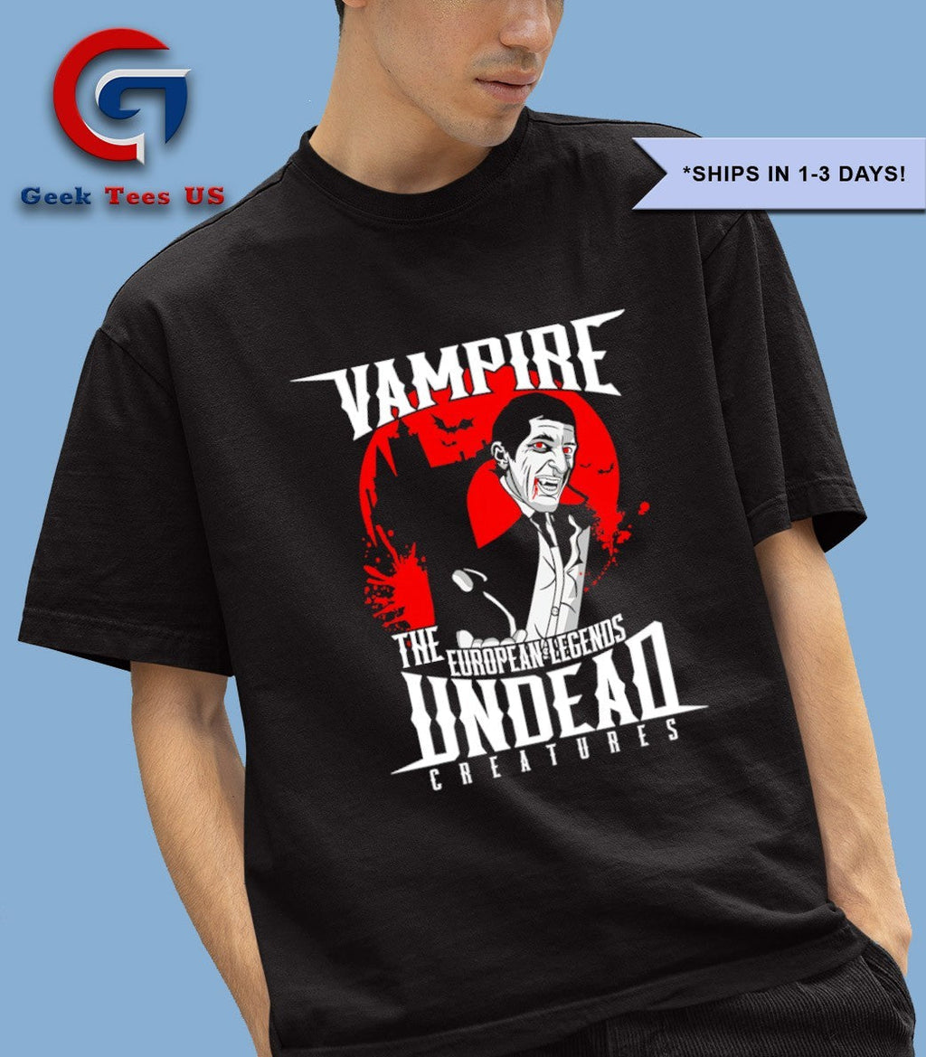Vampire Undead the European Legends shirt