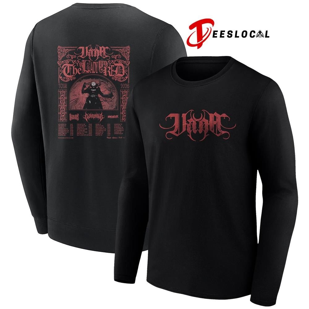 Vana The Lady In Red tour 2026 dates schedule shirt