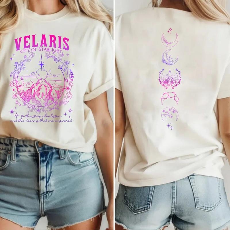 Velaris Sweatshirt, Velaris City Of Starlight Sweatshirt, The Night Court Shirt, Unisex Sweater Pullover Tee Hoodie