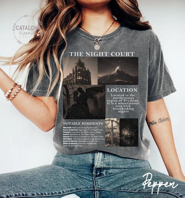 Velaris The Night Court shirt, Acotar Bookish  Shirt, Inner Circle Acotar Tee, velaris t-shirt, City of starlight...