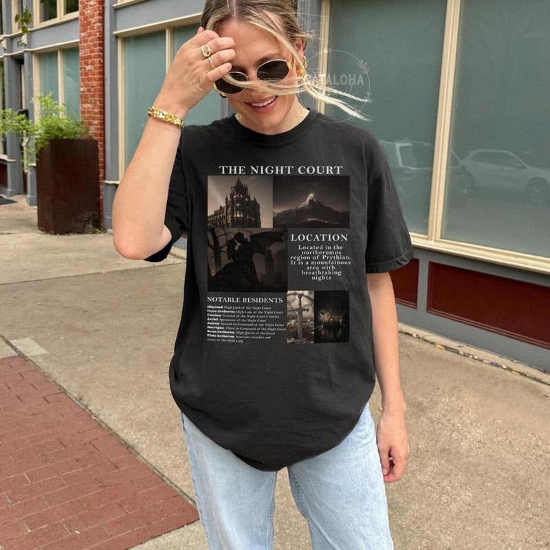 Velaris The Night Court shirt, Acotar Shirt, Inner Circle Acotar Tee, velaris t-shirt, City of starlight t-shirt, SJM...