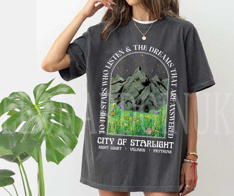 Velaris t-Shirt, Velaris City Of Starlight tshirt, The Night Court Shirt, A Court Of Thorns And Roses Court, Acotar Shirt...
