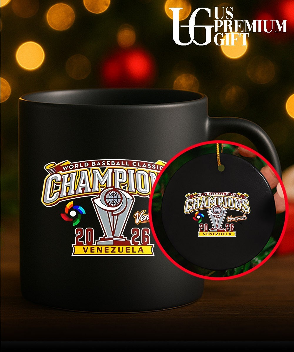 Venezuela Baseball World Baseball Classic 2026 Champions Trophy Cup shirt