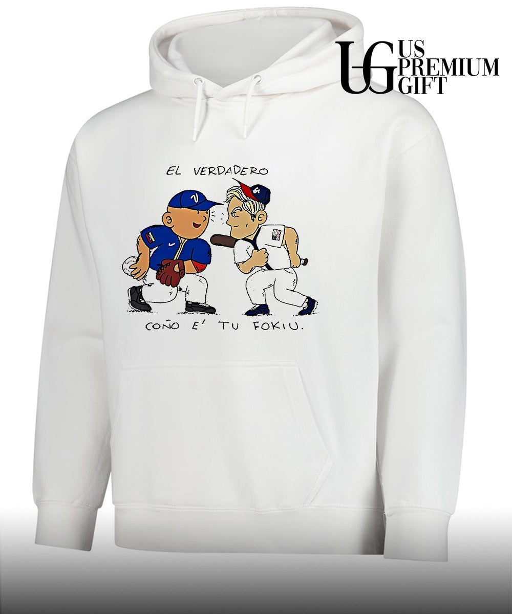 Venezuela Vs Usa Baseball El Verdadero cartoon shirt