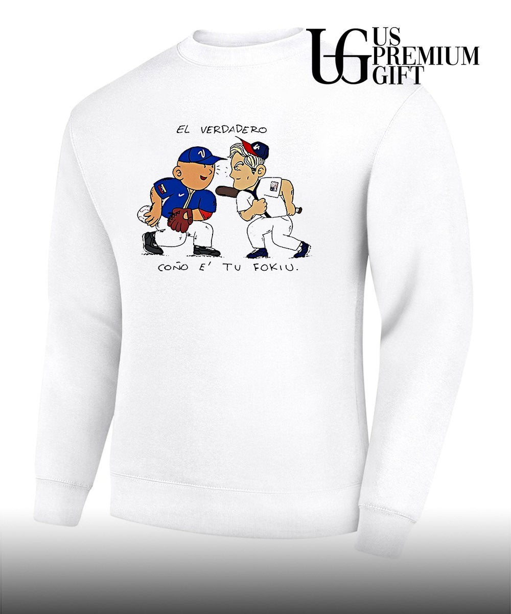 Venezuela Vs Usa Baseball El Verdadero cartoon shirt