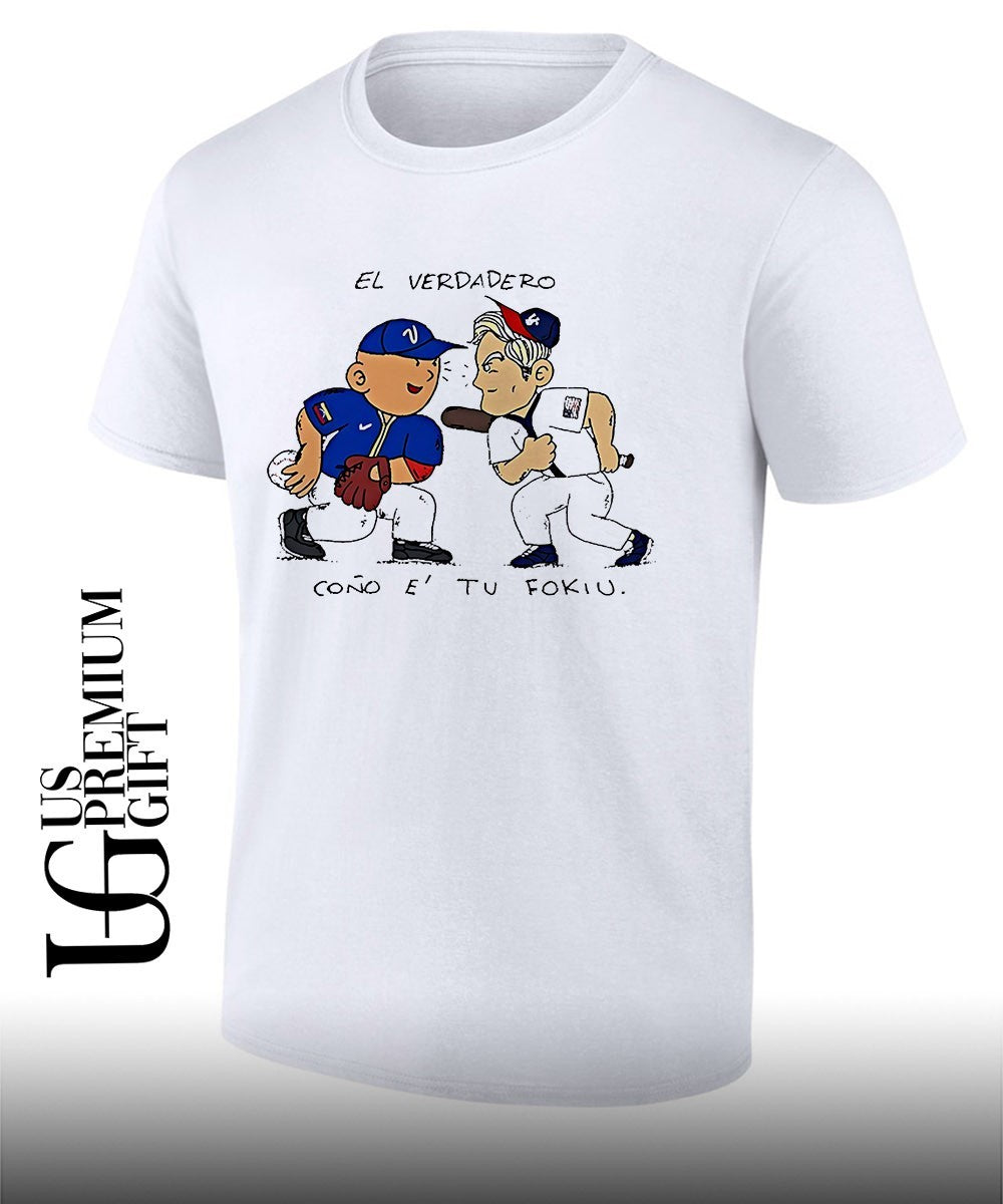 Venezuela Vs Usa Baseball El Verdadero cartoon shirt