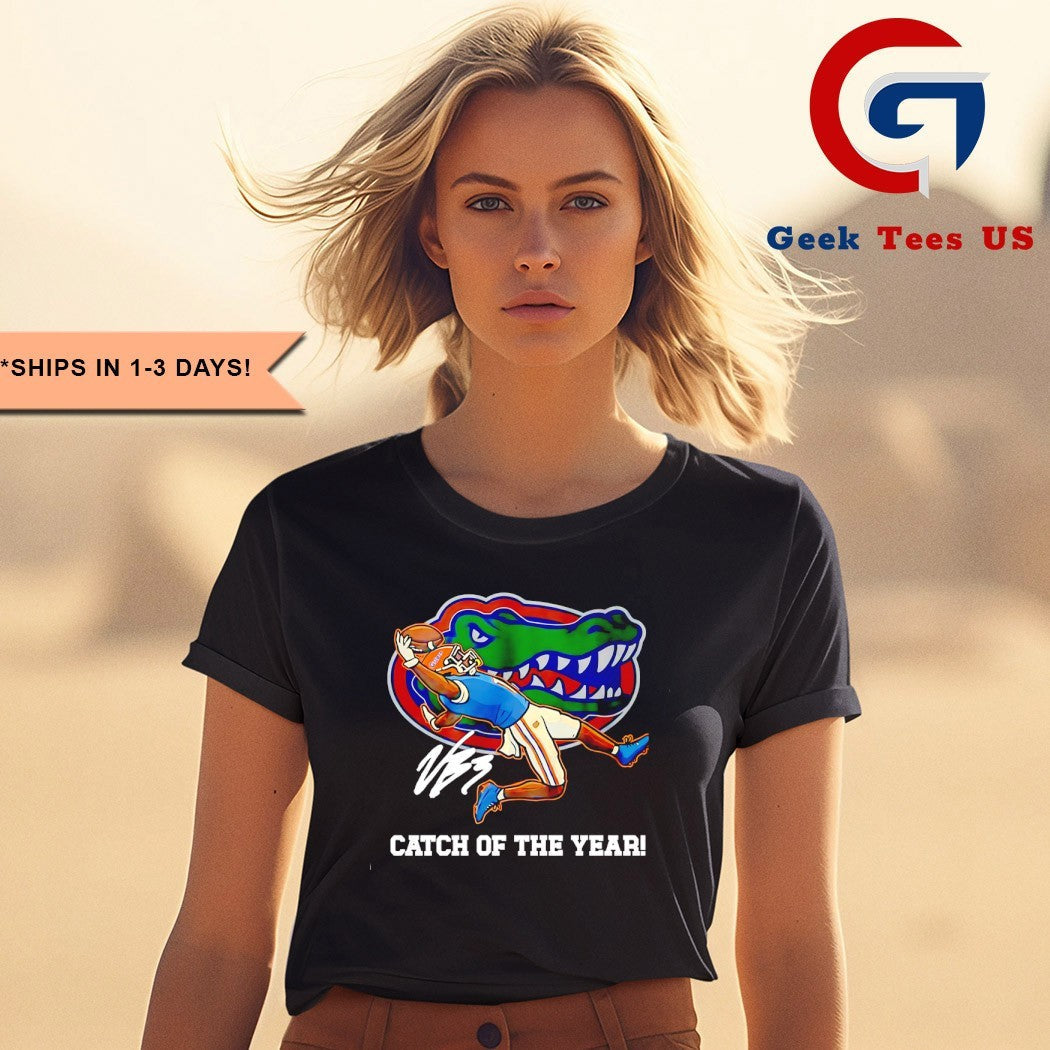 Vernell Brown III Florida Gators Catch of The Year 2025 signature shirt