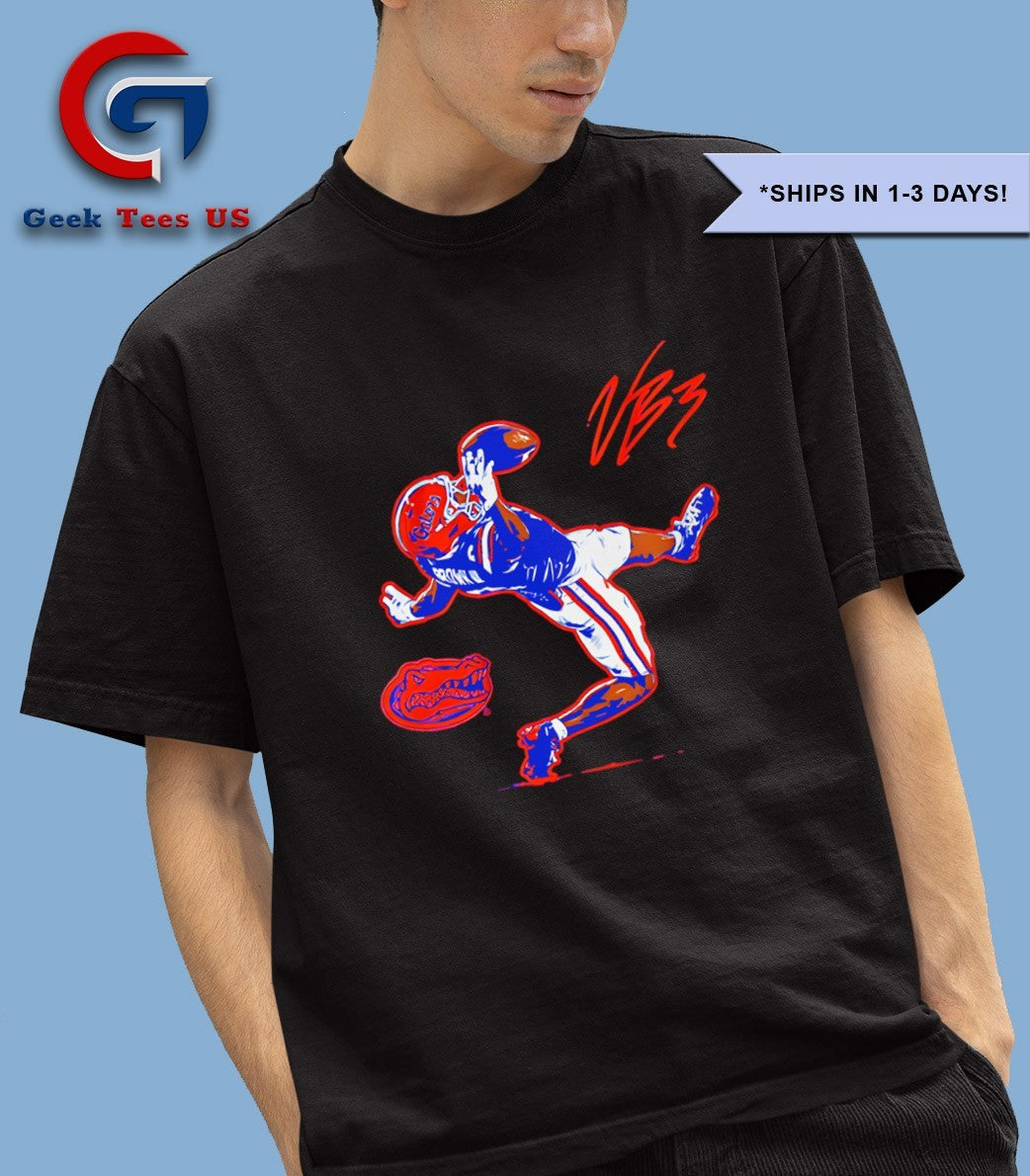 Vernell Brown III One-Handed Catch Florida Gators football signature shirt