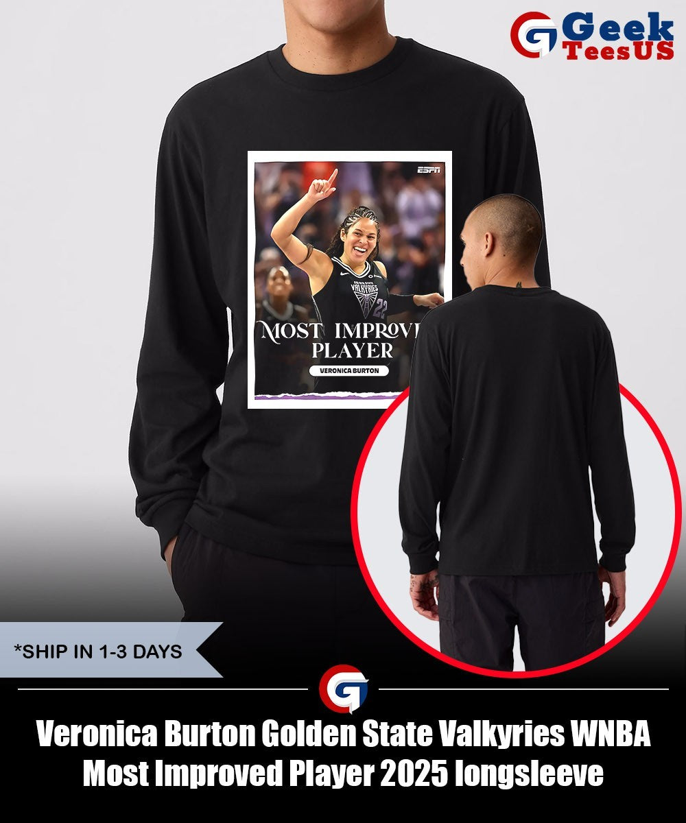 Veronica Burton Golden State Valkyries WNBA Most Improved Player 2025 shirt