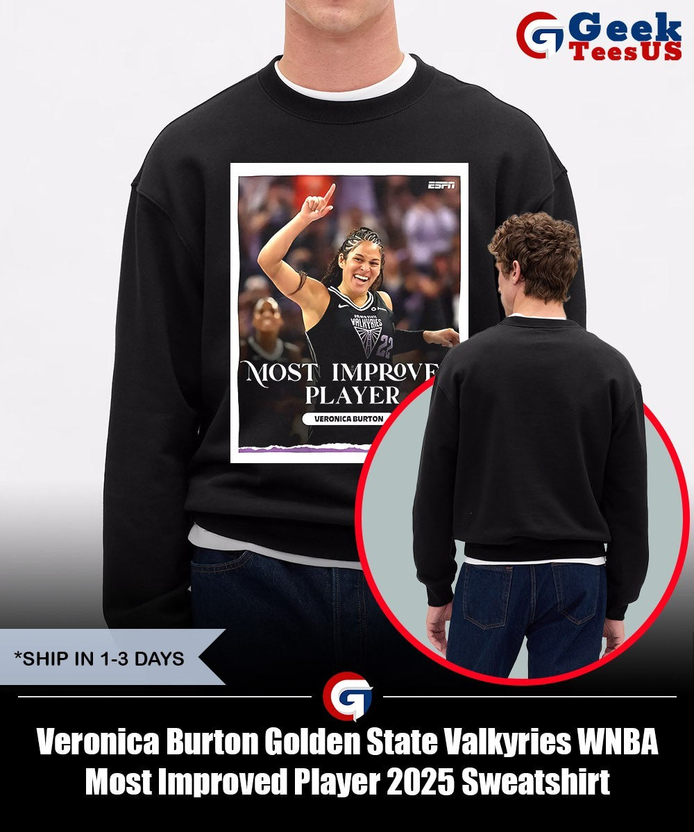 Veronica Burton Golden State Valkyries WNBA Most Improved Player 2025 shirt