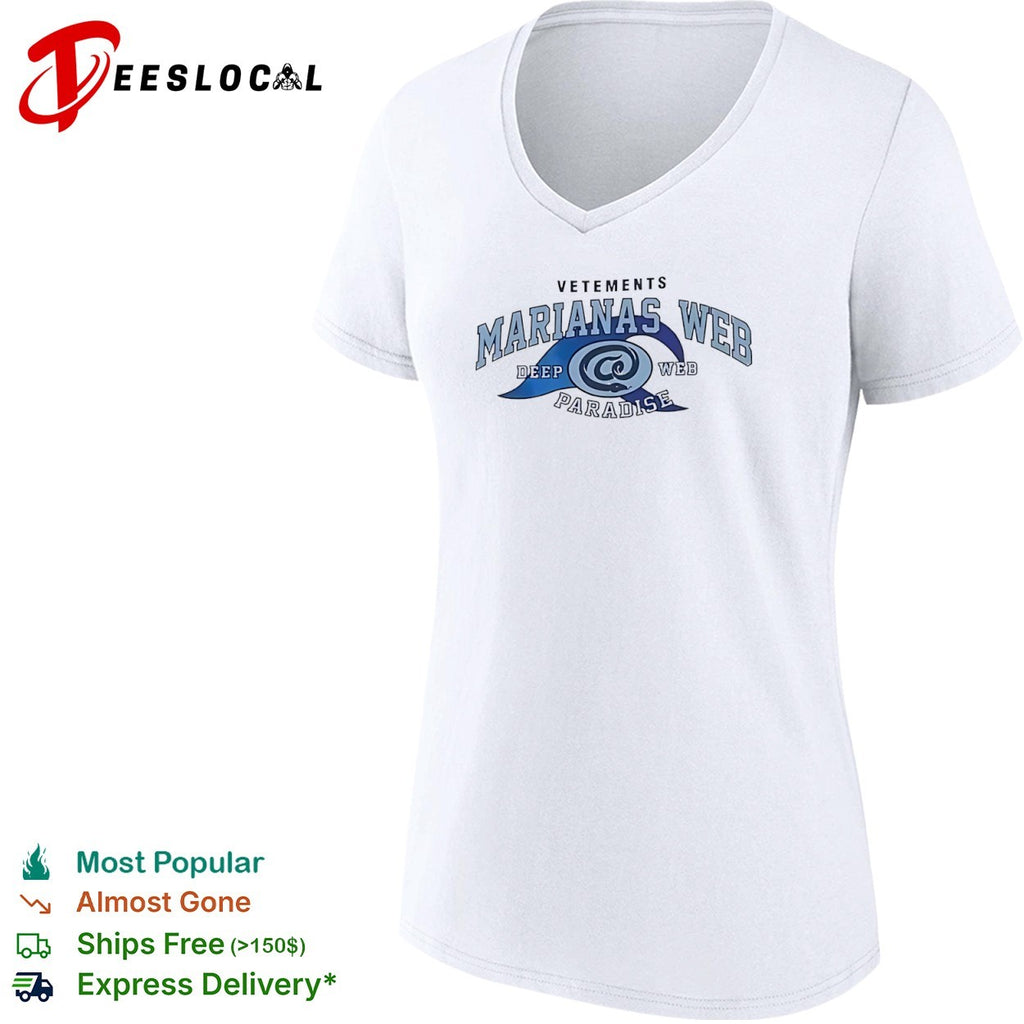 Vetements Marianas Web Deep Web Paradise shirt