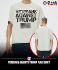 Veterans Againts Trump flag shirt