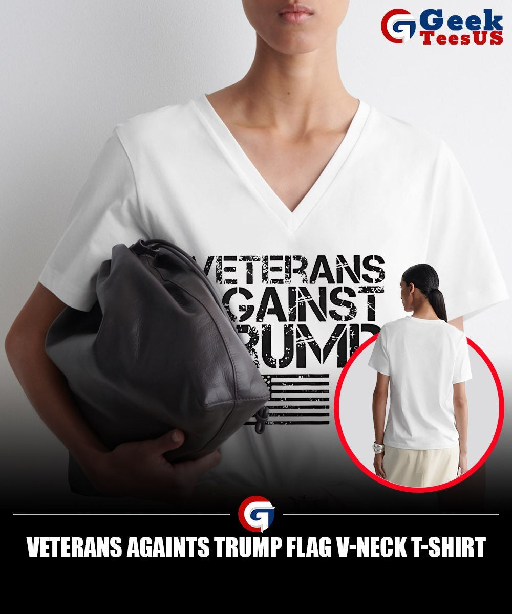 Veterans Againts Trump flag shirt