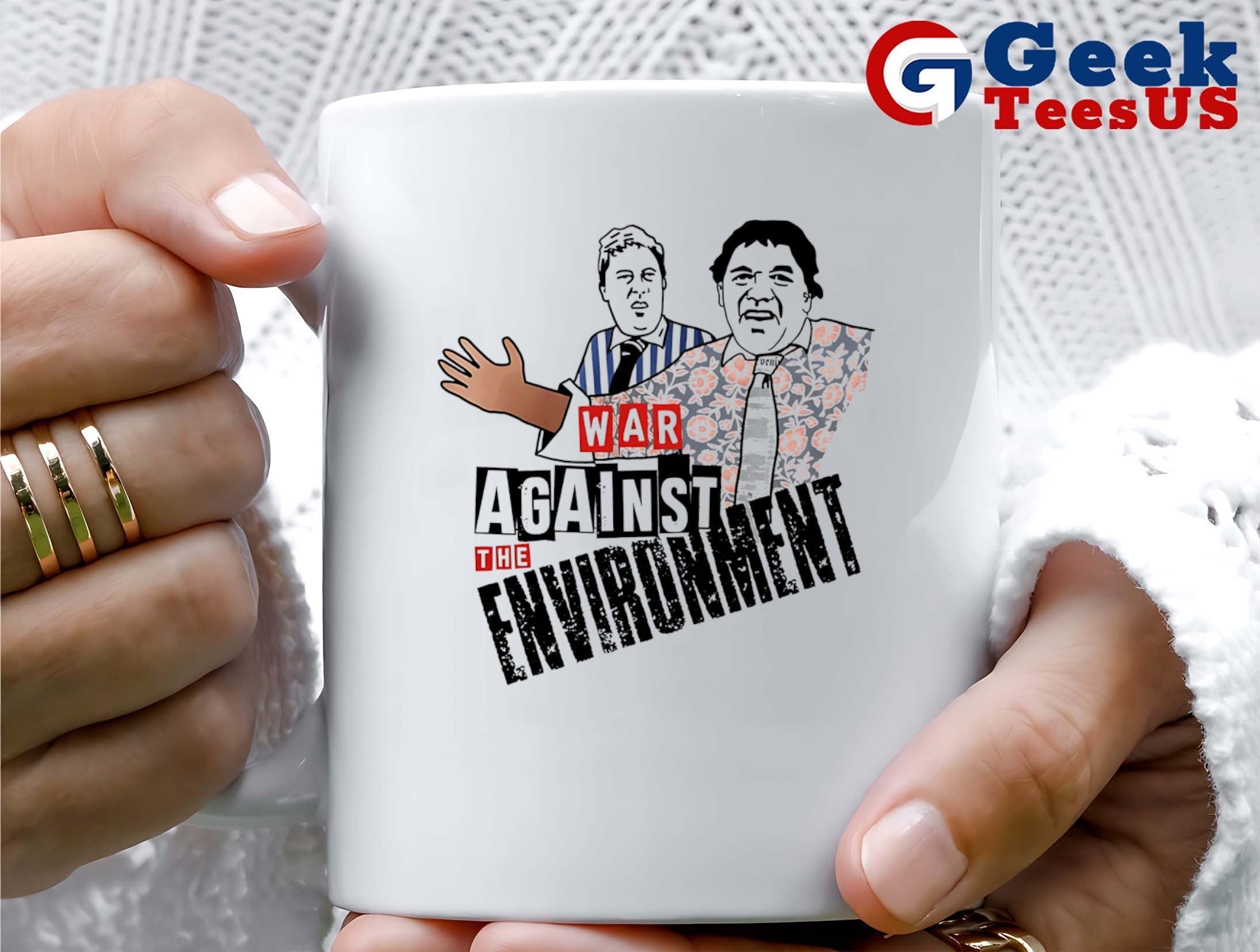 Vic and Bob war against the environment shirt