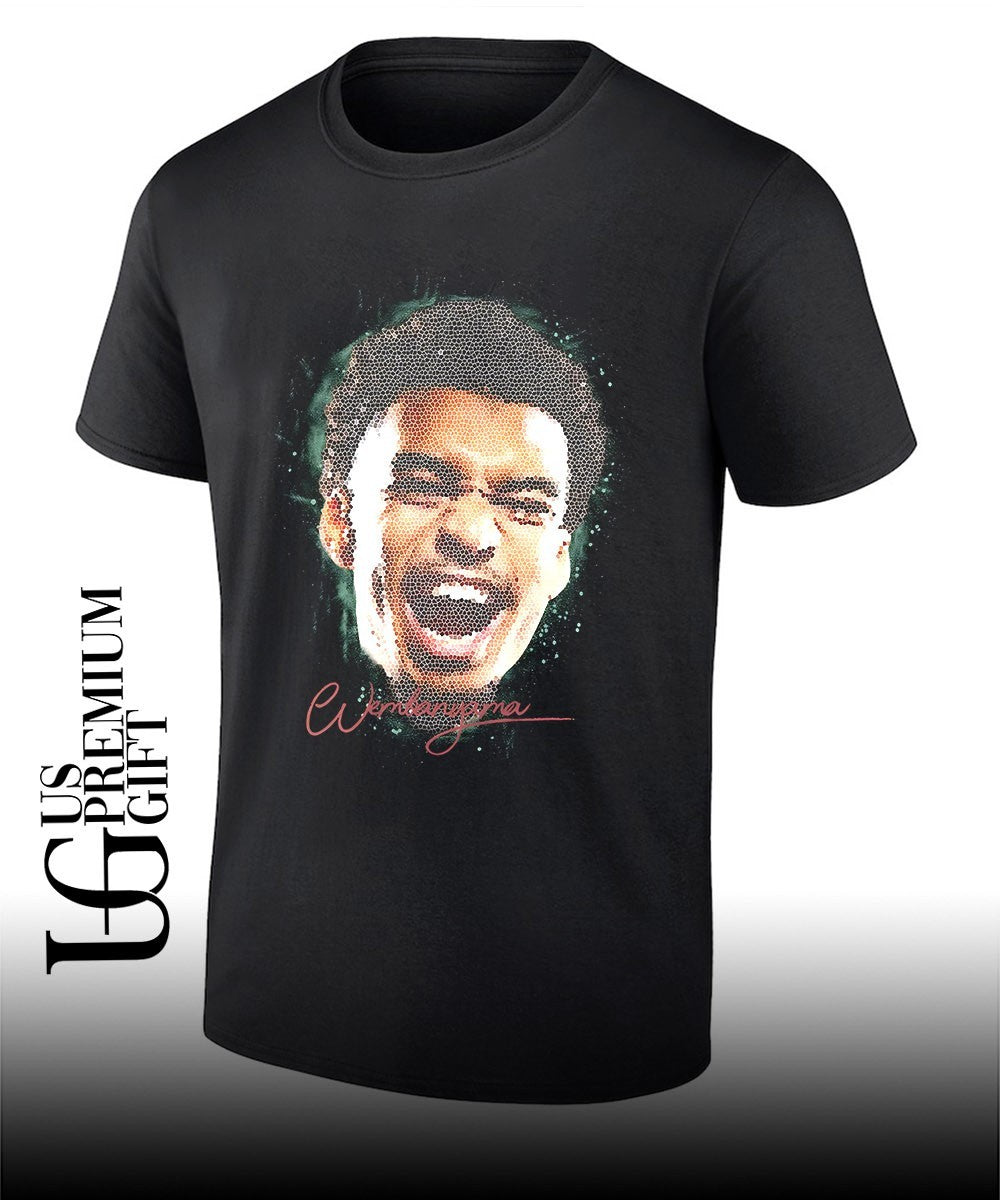 Victor Wembanyama big head San Antonio Spurs NBA 2026 signature shirt
