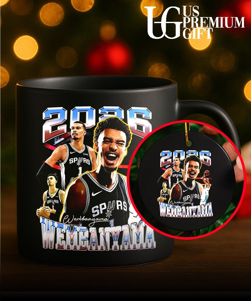 Victor Wembanyama player San Antonio Spurs NBA 2026 signature shirt