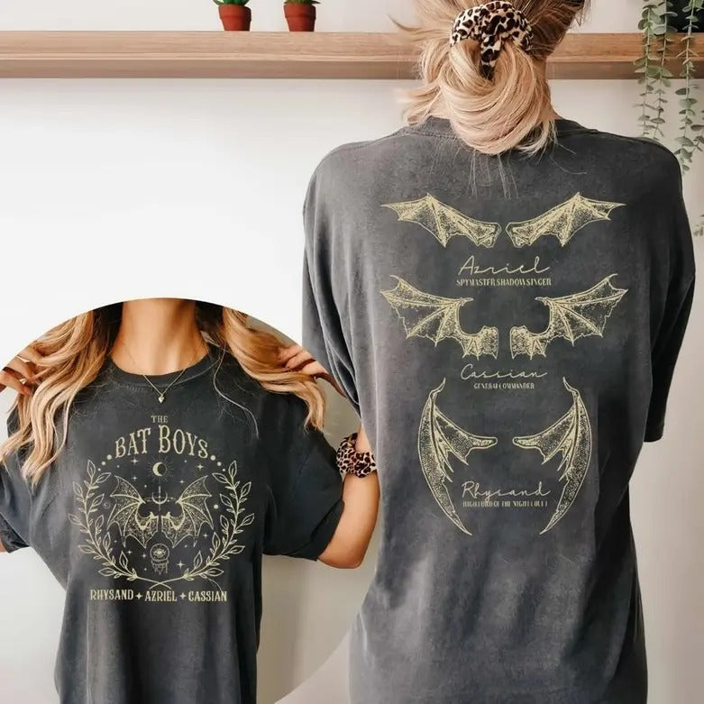 Vintage Acotar Bookish Shirt, Acotar Bat Boys Shirt, The Night Court Illyrians Shirt, Acotar Merch Shirt Hoodie Sweatshirt