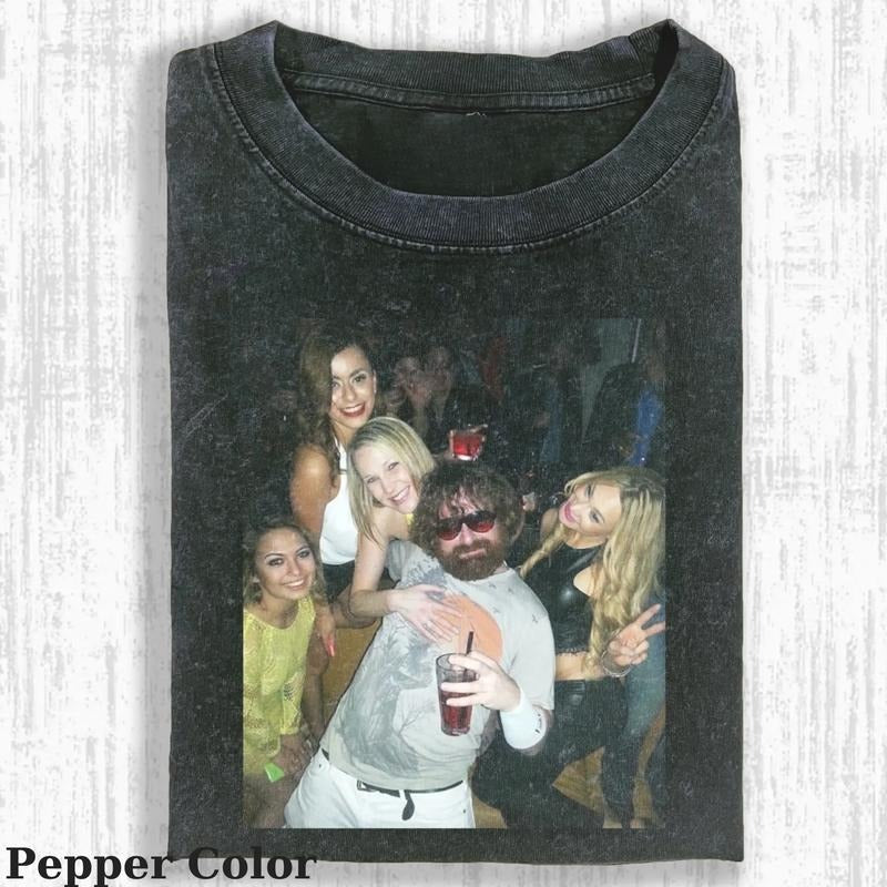 Vintage Alan Garner And Girls Friends T-shirt,The Hangover Unisex Tee Graphic, Funny Hangover Shirt, The Hangover Movie...