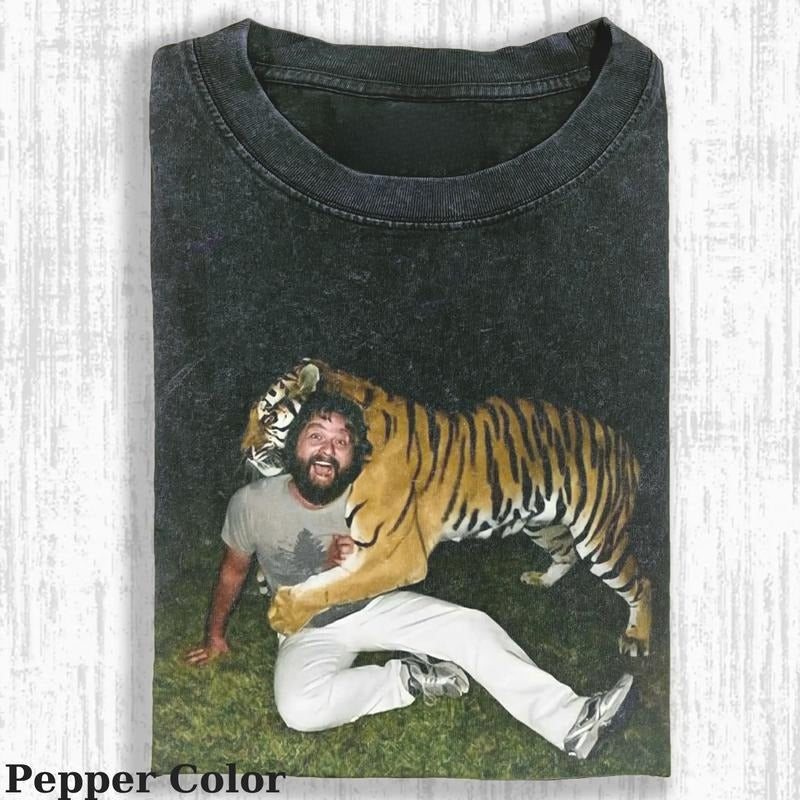 Vintage Alan Garner And Tiger Are Friends T-shirt,The Hangover Unisex Tee Graphic, Funny Hangover Shirt, The Hangover...