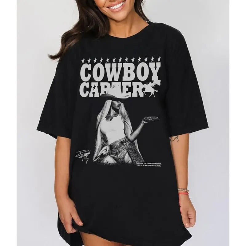 Vintage Beyonce Cowboy Carter Album Shirt, Behive Shirt, Beyhive Exclusive Merch,T-Shirt For Unisex , Gift For Men , Gift...