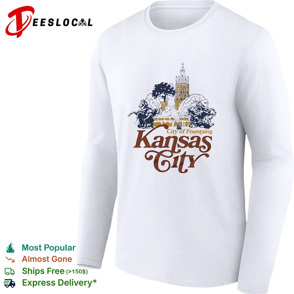Vintage Kansas City City of Fountains Missouri shirt