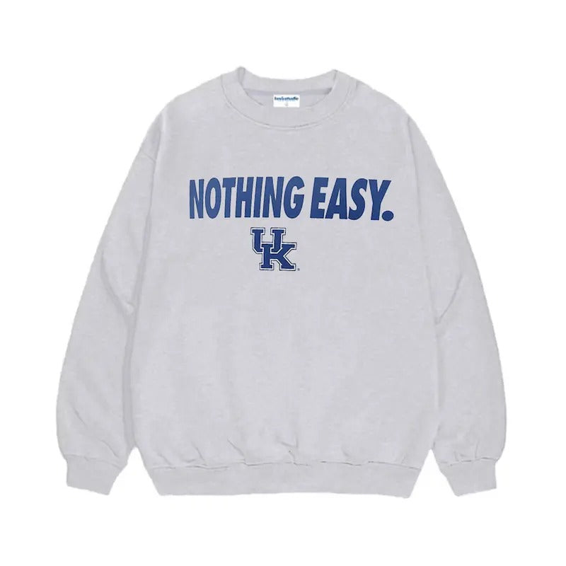 Vintage Kentucky Wildcats 2025 On-Court Bench Long Sleeve T-Shirt Sweatshirt Hooodie, Nothing Easy Basketball, Football...