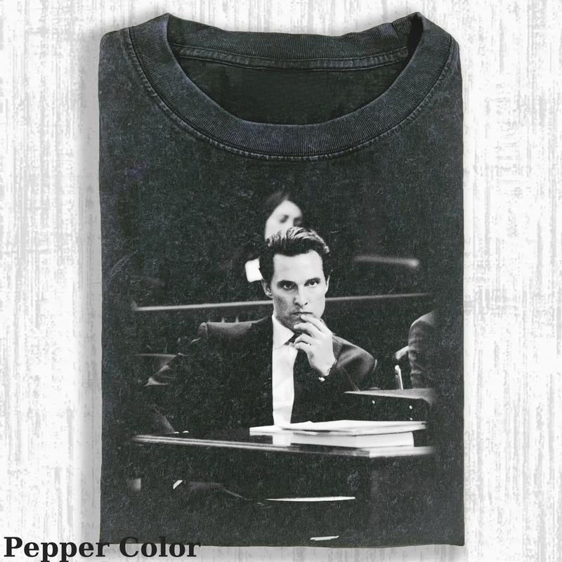 Vintage Matthew Mcconaughey T-shirt, Matthew Mcconaughey Unisex Tee Graphic, Funny Matthew Mcconaughey Shirt, The Lincoln...