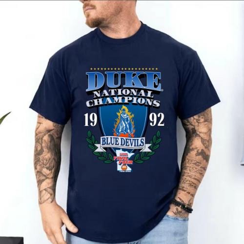 Vintage NCAA Duke Blue Devils T-Shirt, Graphic Vintage T-Shirt, Full Color T-Shirt, Unisex T-Shirt Hoodie Sweatshirt